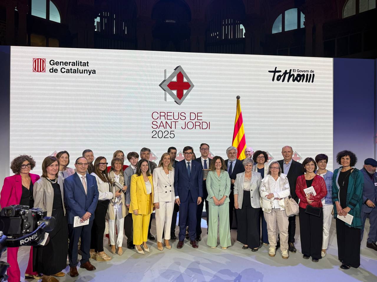 Concessió de la Creu de Sant Jordi a l'Institut Jaume Huguet - Antiga Escola del Treball de Valls